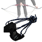 Maxbell Bow Stringer 200cm Cocking Rope with No-Slip Pad String Tool Shooting Aid Blue Black White - Aladdin Shoppers