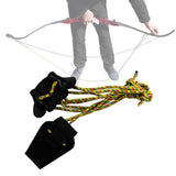 Maxbell Bow Stringer 200cm Cocking Rope with No-Slip Pad String Tool Shooting Aid Colorful Yellow - Aladdin Shoppers