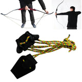 Maxbell Bow Stringer 200cm Cocking Rope with No-Slip Pad String Tool Shooting Aid Colorful Yellow - Aladdin Shoppers