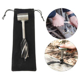 Maxbell 2xOutdoor Hand Tools Camping Survival Hand Drill Support Drill Wood Puncher