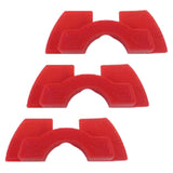 Maxbell 3x3x Electric Scooter Rubber Damping Pad Accessories for Xiaomi M365 red