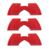 Maxbell 3x3x Electric Scooter Rubber Damping Pad Accessories for Xiaomi M365 red