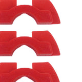 Maxbell 3x3x Electric Scooter Rubber Damping Pad Accessories for Xiaomi M365 red
