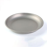 Maxbell 2x Titanium Plate Fruit Tableware Round Dish Frying Pan for Picnic BBQ