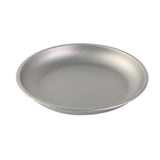 Maxbell 2x Titanium Plate Fruit Tableware Round Dish Frying Pan for Picnic BBQ