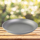 Maxbell 2x Titanium Plate Fruit Tableware Round Dish Frying Pan for Picnic BBQ
