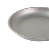 Maxbell 2x Titanium Plate Fruit Tableware Round Dish Frying Pan for Picnic BBQ