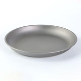 Maxbell 2x Titanium Plate Fruit Tableware Round Dish Frying Pan for Picnic BBQ