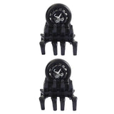 Maxbell 1Pair Compound Bow Limb Dampener Shock Absorber Silencers Damper Crab Shaped Black - Aladdin Shoppers