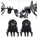 Maxbell 1Pair Compound Bow Limb Dampener Shock Absorber Silencers Damper Crab Shaped Black - Aladdin Shoppers