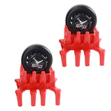 Maxbell 1Pair Compound Bow Limb Dampener Shock Absorber Silencers Damper Crab Shaped Red - Aladdin Shoppers