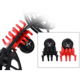 Maxbell 1Pair Compound Bow Limb Dampener Shock Absorber Silencers Damper Crab Shaped Red - Aladdin Shoppers