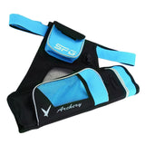 Maxbell 3 Tube Arrow Quiver Waist Bag Holder for Recurve Compound Bow Practice Blue - Aladdin Shoppers
