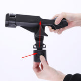 Maxbell 2x Removable Fishing Rod Tube Holder Rotatable Tackle Track Mount Kayak Boat