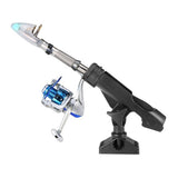 Maxbell 2x Removable Fishing Rod Tube Holder Rotatable Tackle Track Mount Kayak Boat