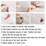 Maxbell 4Pcs/Set Strike Indicator Tool Kit Fly Fishing Float Accessories with Tubing