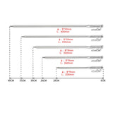 Maxbell Tent Stakes Steel Tent Anchors Camping Spikes for Outdoor Ground Nail 20cm - Aladdin Shoppers