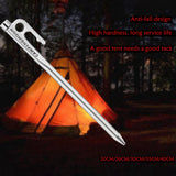 Maxbell Tent Stakes Steel Tent Anchors Camping Spikes for Outdoor Ground Nail 20cm - Aladdin Shoppers