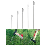 Maxbell Tent Stakes Steel Tent Anchors Camping Spikes for Outdoor Ground Nail 20cm - Aladdin Shoppers