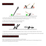Maxbell Tent Stakes Steel Tent Anchors Camping Spikes for Outdoor Ground Nail 20cm - Aladdin Shoppers