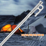 Maxbell Tent Stakes Steel Tent Anchors Camping Spikes for Outdoor Ground Nail 20cm - Aladdin Shoppers
