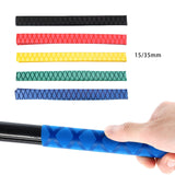 Maxbell 4xHeat Shrink Rod Wrap 3:1 Electrical Insulation Non-Slip 15mm 35mm Diameter Black 15mm