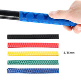 Maxbell 2xHeat Shrink Rod Wrap 3:1 Electrical Insulation Non-Slip 15mm 35mm Diameter Black 15mm