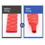 Maxbell 4xHeat Shrink Rod Wrap 3:1 Electrical Insulation Non-Slip 15mm 35mm Diameter Red 15mm