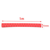 Maxbell 2xHeat Shrink Rod Wrap 3:1 Electrical Insulation Non-Slip 15mm 35mm Diameter Red 15mm