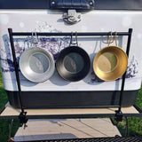 Maxbell 2Pcs Stainless Steel Camping Fixed Handle Bowls Rice Bowl Portable