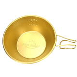 Maxbell 2Pcs Stainless Steel Camping Fixed Handle Bowls Rice Bowl Portable