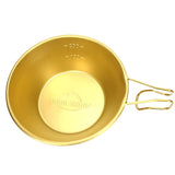 Maxbell 2Pcs Stainless Steel Camping Fixed Handle Bowls Rice Bowl Portable