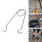 Maxbell 3xFish Mouth Jaw Spreader Water Bottle Hook Camping Outdoor for Fishing Cooker