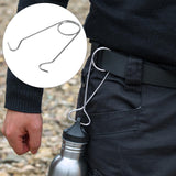 Maxbell 2xFish Mouth Jaw Spreader Water Bottle Hook Camping Outdoor for Fishing Cooker