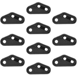 Maxbell 4x10x Wind Rope Buckles guyline Triangle Plastic Buckle Fixing for Tentorial