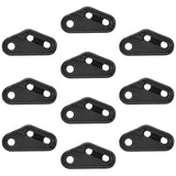 Maxbell 4x10x Wind Rope Buckles guyline Triangle Plastic Buckle Fixing for Tentorial