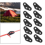 Maxbell 4x10x Wind Rope Buckles guyline Triangle Plastic Buckle Fixing for Tentorial