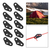 Maxbell 4x10x Wind Rope Buckles guyline Triangle Plastic Buckle Fixing for Tentorial