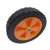Maxbell 2x 7 inch Foldable Wagon Replacement Wheel Double Bearing Rubber