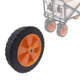 Maxbell 2x 7 inch Foldable Wagon Replacement Wheel Double Bearing Rubber