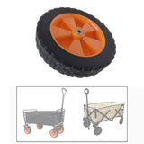 Maxbell 2x 7 inch Foldable Wagon Replacement Wheel Double Bearing Rubber