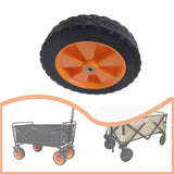 Maxbell 2x 7 inch Foldable Wagon Replacement Wheel Double Bearing Rubber