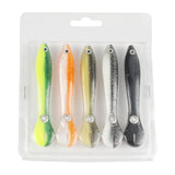 Maxbell 5Pcs Small Loach Soft Fishing Bait Lures Bionic Fake Fish Tools For Bass A - Aladdin Shoppers