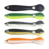 Maxbell 5Pcs Small Loach Soft Fishing Bait Lures Bionic Fake Fish Tools For Bass A - Aladdin Shoppers