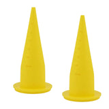 Maxbell 2x2 Piece Fishing Boilie Spare Nozzles Bait Making Accessories Yellow
