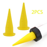 Maxbell 2x2 Piece Fishing Boilie Spare Nozzles Bait Making Accessories Yellow
