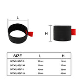 Maxbell 4x4x Fishing Spool Belt Fishing Tackle Belt Band Durable Fishing Tools Accs S