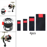 Maxbell 2x4x Fishing Spool Belt Fishing Tackle Belt Band Durable Fishing Tools Accs S