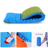 Maxbell Portable Sleeping Pad Nylon Cushion Inflatable Camping Mattress Blue - Aladdin Shoppers