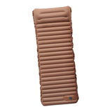 Maxbell Portable Sleeping Pad Nylon Cushion Inflatable Camping Mattress Brown - Aladdin Shoppers